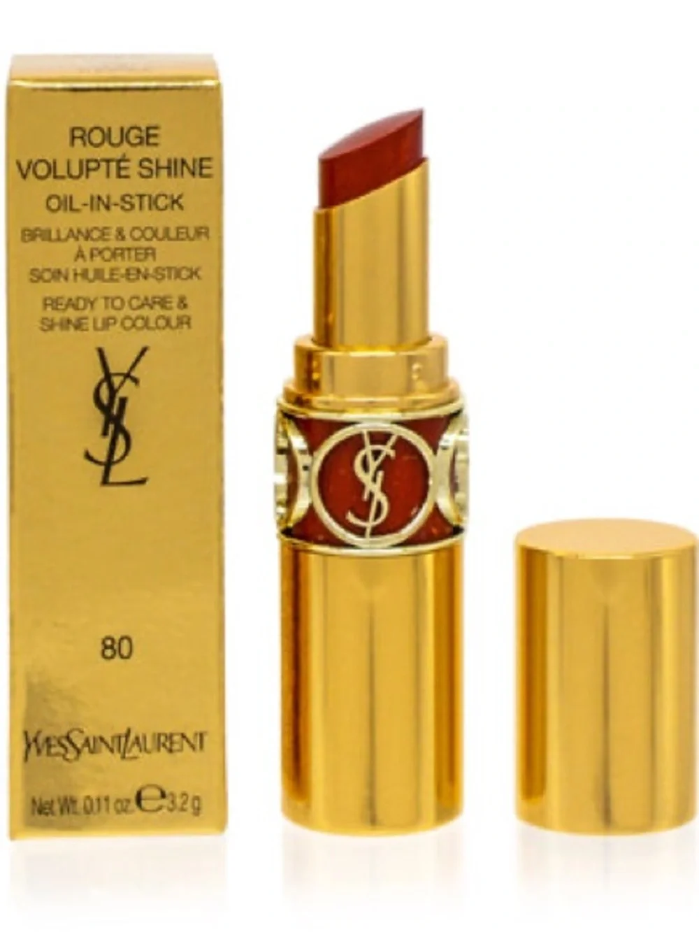 Yves Saint Laurent Rouge Volupté Shine Lipstick — Chili Tunique